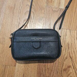Marc Jacobs Black Saffiano Camera Bag
